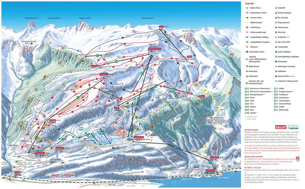 Alphome Flums Flumserberg Bagian luar foto
